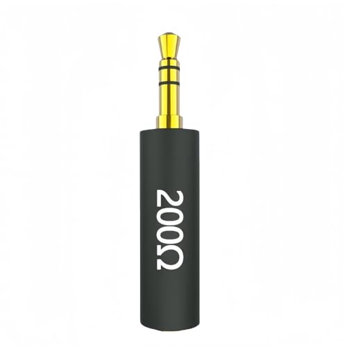 Filtre réduction du bruit 200 Ohm pour écouteurs fiche jack 3.5 mm mâle femelle