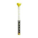 Taylor Capacity Jumbo Rain Gauge, Measure and Monitor Precipitation, Easy to Read for Backyard, Patio, Garden, and Lawn, 5-inch, Yellow