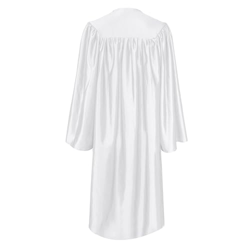 Unisex Shiny Graduation Gown Robe for High School and Bachel or Choir Robe for Confirmation Baptism2