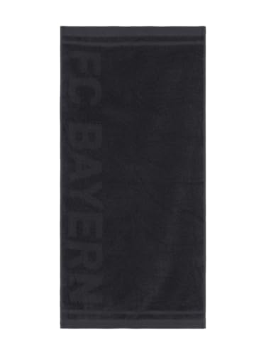 FC Bayern München Handtuch I Badetuch I Duschtuch I Grau I 100 x 50 cm