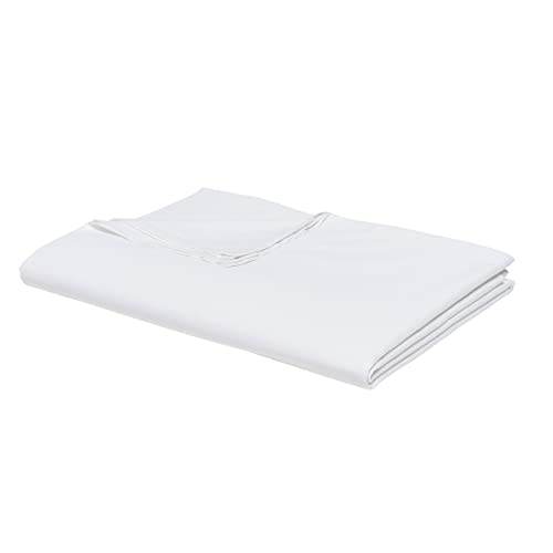 Today Essential - Flat Sheet for Double 240 x 300 cm Cotton Plain White, Reine - Image 2