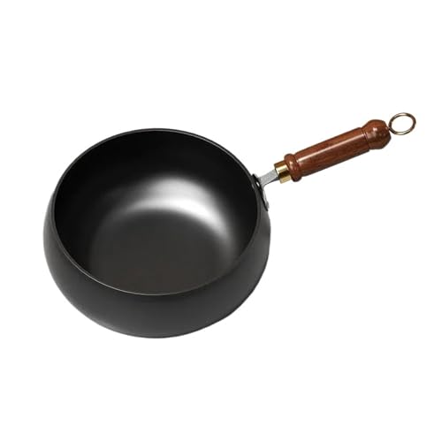 Compatible for Fácil de cocinar Sartén de hierro fundido Olla Mantener caliente Saltear Hervir y cocinar a fuego lento(26cm No cover)