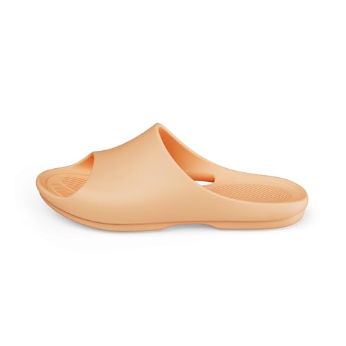 Image of KENROLL KM228 Non Slip Shower Shoes, Arch Support EVA Slides | rubber anti-slip outsole, cushioned sole, side drainage, toe protection, ideal for seniors adults family, bathroom pool beach