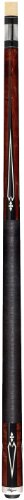 Purex HXT15 Walnut-Stained Birds-Eye Maple with Black and White Divided Diamonds Technology Pool Cue, 21-Ounce 