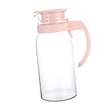 Alipis Hitzebeständiger Glas-karaffe Wasserflasche Für Haushalt Transparent Bpa-frei Kälte Hitzebeständig Zur Saft Teezubereitung Kühlstellen Möglich