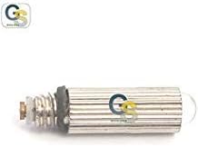 G.S Child LARYNGOSCOPE Bulb 2.5V, 0.28 AMP, 1/8-72 NS3 Thread, 20 Hours Life, TL-1 LAMP Nickel Plated, Vacuum (Pack of 6)