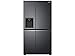 LG Electronics GSJV71MCTE Side-by-Side Kühlschrank mit Door-in-Door | Eis-, Crushed Ice- und Wasserspender | 635 Liter Kapazität | Interner Wassertank 4L | Matte Black
