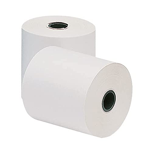 Cinta de papel contínuo Q-Connect de 57x57 mm en color blanco para calculadora