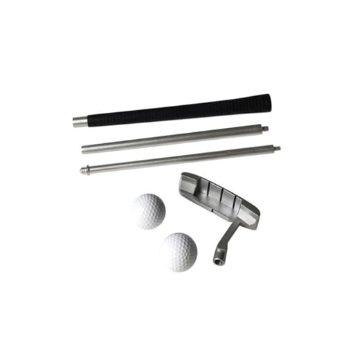 GOOHOCHY Right Hand Golf Putter Kit 3 Piece Set Detachable Push Rod Aluminum Alloy for Enthusiasts