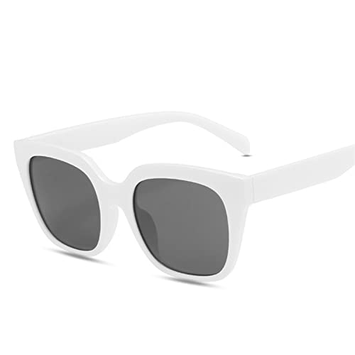 ZENYS Fashion Square Sunglasses Large Frame Outdoor Holiday Women Sunglasses (Color : E, Size : 1)
