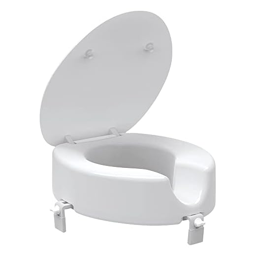 evekare EVK-0735-MCE Raised Toilet Seat, White