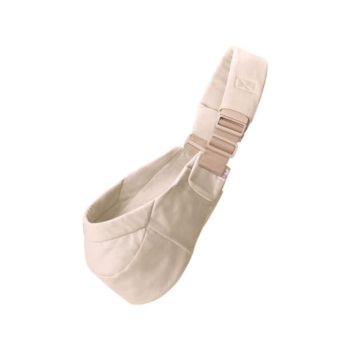 Ergobaby Upsie Sling Babyhüfttrage Ergonomische Hüfttrage für Babys und Kleinkinder ab 6 Monaten (7 7-20 4 kg) spontanes Wechseln zwischen Laufen und Getragenwerden Natural Beige