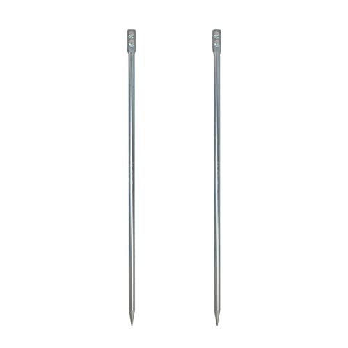 Tige de mise à la terre pour sécuriser les paraboles et clôtures 2pcs
