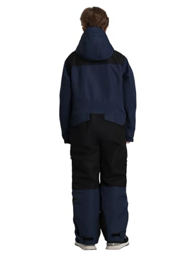 Image of GSOU SNOW Kids Snow Suit One Piece Ski Suit Boys Girls Snowboard Jumpsuits Waterproof Youth Snowsuit Outfit