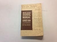 United States Government Organization Manual 1967-68 B00U6IKTTI Book Cover
