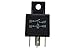 HELLA 4RA 965 400-001 RELAY 12V 30A SPST BKT Black