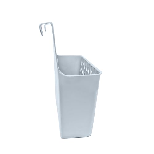 Kitchen Over Cabinet Door Hanging Trash Bin | Small Hanging Waste Basket & Organizer Box for Food Scraps | Portable Reusable Plastic Bin for Kitchen, Bathroom, Toilet - Image 5