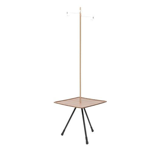 Tables de camping portables pliables avec support d'éclairage pour la pêche - 7