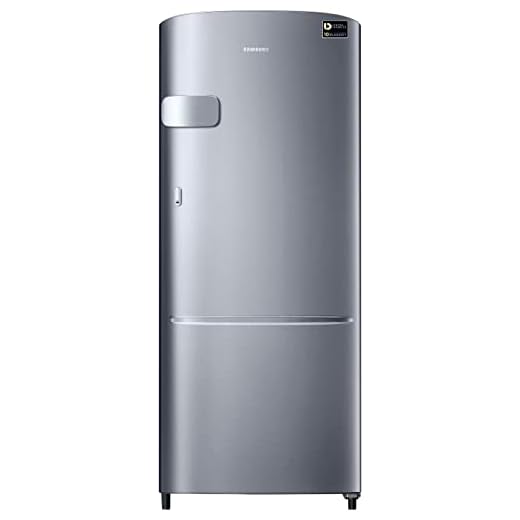 Samsung 183 L, 3 Star, Digital Inverter, Direct-Cool Single Door Refrigerator (RR20C2Y23S8/NL, Silver, Elegant Inox, 2023 Model)