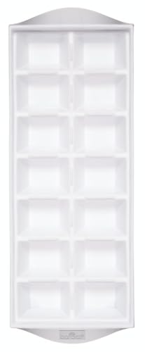 BarCraft Ice Cube Tray, 14 Ice Cubes, Plastic, 26 x 12cm, White