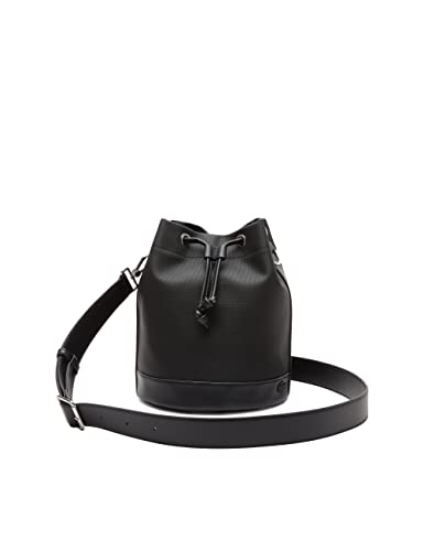 Lacoste NF3945DB, Bolso Cruzado Mujer, Negro,...