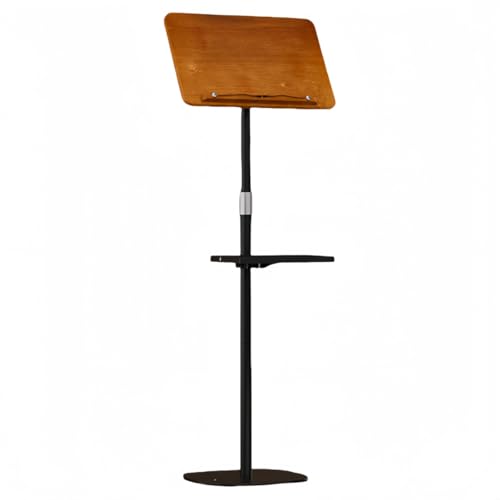 GUIXIAOGUO サイドテーブル 昇降式デスク ブックスタンド 木製 高さ 角度調整可能 50cm-170cm 床置き読書台 台座 しっかり安定性 防錆 読書台 傾斜台 キッズデスク 伸縮性ページホルダー付き ノートパソコン タブレット プロジェクター