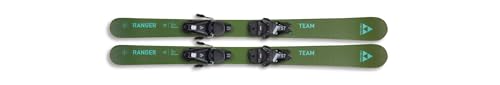 Fischer Kinder Skier Ranger Team JRS 161 cm - Für schnelle Flips und Drehungen, Identische Fahreigenschaften Regular und Fakie, Oliv