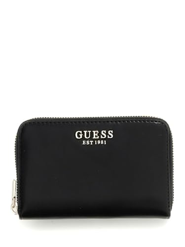 GUESS Laurel II Carteira média com zíper, Preto, One Size, Laurel Carteira média com zíper