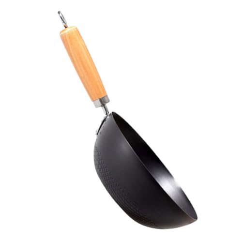 Mini Wok de Fondo Plano en Hierro para Cocinas de Inducción miniatura 1