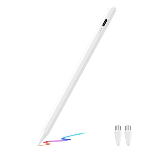 Universal Active Stylus Pen,Compatible with Android & iOS Phones/Tablet Touch Screen:Laptop,IPAD,Android Phones,Tablets, Samsung Galaxy, Magnetic Design,Type C Rechargeable,Smooth Writing and Drawing