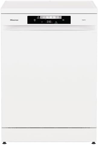 Hisense 14 Place Settings Freestanding Standard Dishwasher, White - D Rated, HS642D90WUK, 597 x 599 x 845 mm (L x W x H)