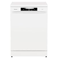 Hisense 14 Place Settings Freestanding Standard Dishwasher, White - D Rated, HS642D90WUK, 597 x 599 x 845 mm (L x W x H)