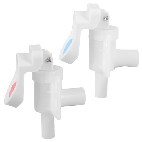 HAMPPLIES 2 piezas Grifos de Dispensador de Agua Rojo y Azul Repuesto de Plástico para Purificador y Dispensador Accesible para Agua Fría y Caliente Seguro y Estable para Cocina y Oficina