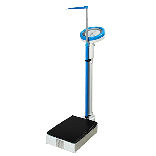 FENOKD Mechanical Column Scale,High-Precision Weight Scale, Precision Analog Weight Scale with Height Rod, Oversized Dial, Easy to Read Measurements.Weighing Range 120kg (Multicolor Colored)