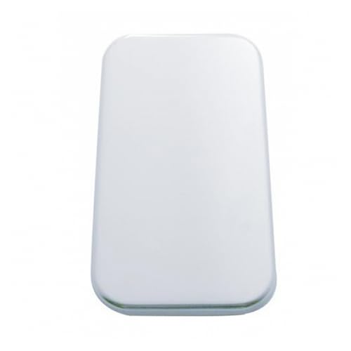 United Pacific 20570 Door Vent Cover, Plain, Stainless, for Freightliner