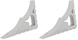 Utilisation polyvalente Schellenberg 66363 Cale pour fenêtre et porte, 1 pièce, Blanc (Lot de 2)