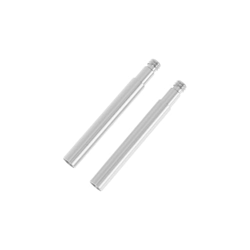 Hihaha 2 Pcs 50mm Tire Valve Extension Durable Aluminum Alloy 180 Degree Tyre Valve Stem Extender for Car Motorcycle RV Truck Bike