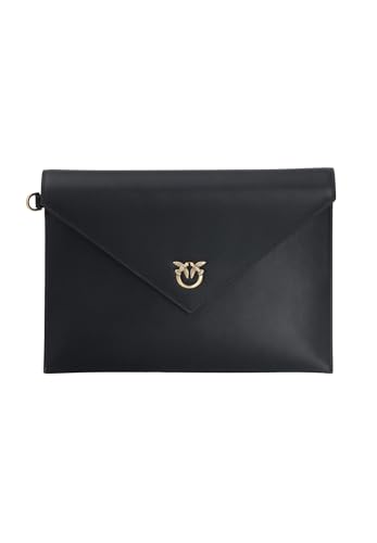  Pinko Pochette Flat Purse Handle nera da donna UNI