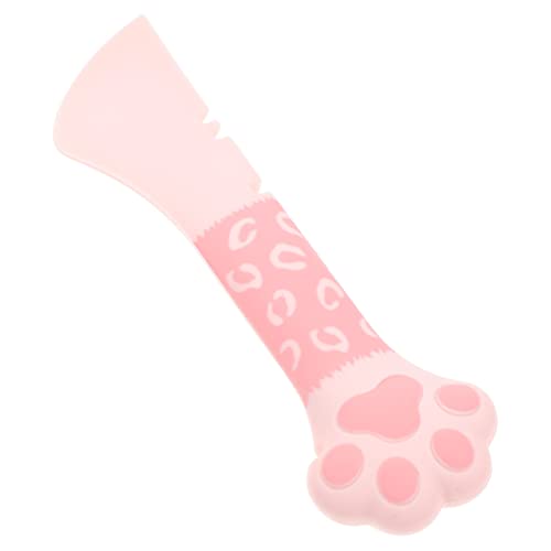 ibasenice 猫用ペットフード缶スプーン レバー式オープナー付き シリコン製小けスプーン 丸洗い可能 猫缶詰対応 食べやすい ペット給餌便利器具