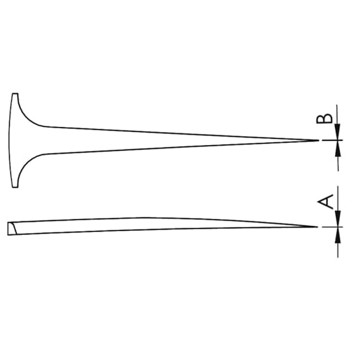 Lunghezza: 125 mm. Wetec Pinzette di precisione multiuso, 5X, tipo Megatec, versione CP