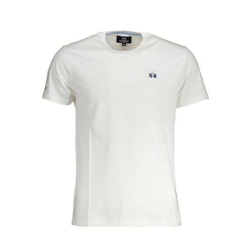 T-shirt blanc La Martina en coton premium pour un style élégant au quotidien