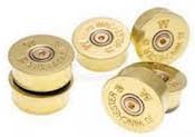 Magnetic Pins Shotgun Cartridge. Original 12/70 Shotgun Cartridges Ground Spike. Made in USA Ca 22 mm Diameter