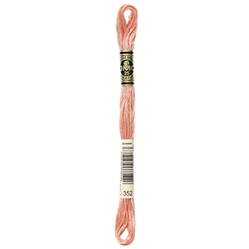 Image of DMC 6-Strand Embroidery Cotton Floss, Light Coral