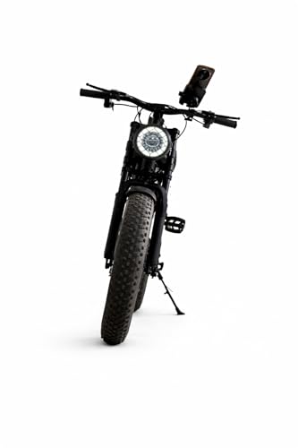 Image of MTNS.ev C93-I | Electric Cycle | 250W 48V BLDC Motor | 12Ah Lithium Battery | 40 km Range | 120 Kg Load | 20 inch Tyre | Black