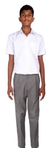 Image of AMBIKA STORES & READYMADES School Uniform - Pant for Boys, Cotton Shorts, Elastic Waist Half Pants, Regular Fit Sports Shorts