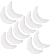SHINEOFI 10pcs Moon Shaped Foam Christmas Tree Ornaments Unfinished Craft Adornments for Holiday ...
