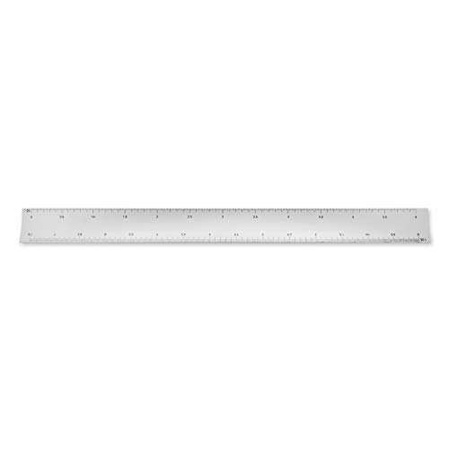 Image of Alumicolor 30-cm Aluminum Metric Mechanical Hollow Scale for School, Office, Art and Drafting, 30CM, Silver