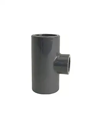 JK UPVC Plastic Fitting Reducer TEE Pack of 10 (Black, Size?? 63x50 MM)