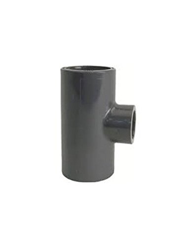 JK UPVC Plastic Fitting Reducer TEE Pack of 10 (Black, Size  90x50 MM)