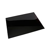 Deenz 60X52Cm Black Universal Hob Cover Plate Tempered Glass Worktop Saver Dishwasher Safe 5Mm All Types of Cookers (Hob Cover 4 Feets)